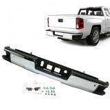 Labwork Chrome Rear Bumper Assembly W/Park For 2014 2015-2018 GMC Sierra 1500 Lab Work Auto