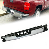 Labwork Chrome Rear Bumper Assembly W/Park For 2014 2015-2018 GMC Sierra 1500 Lab Work Auto