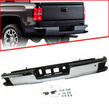 Labwork Chrome Rear Bumper Assembly W/Park For 2014 2015-2018 GMC Sierra 1500 Lab Work Auto