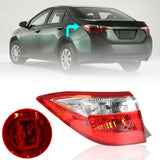 Labwork For 2014-2016 Toyota Corolla Red Clear Tail Light Brake Lamp Left Side