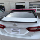 Labwork For 2018-2020 Toyota Camry Glossy Black Rear Roof Spoiler Window Visor Lab Work Auto