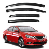 Labwork For Nissan Sentra Sedan 2013 2014 2015-2019 Window Visor Vent Shade 4Pcs Lab Work Auto