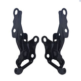 Labwork Hood Hinge Set For 03-08 Toyota Corolla Matrix TO1236139 TO1236140 Black Lab Work Auto