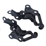 Labwork Hood Hinge Set For 03-08 Toyota Corolla Matrix TO1236139 TO1236140 Black Lab Work Auto