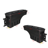 Labwork Pair LH+RH Truck Bed Storage Box Tool Box For 17-20 Ford F-250 F-350 Lab Work Auto