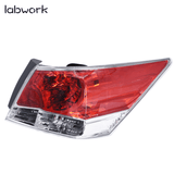 Labwork Tail Lights Fit For 2008-2012 Honda Accord Red Lens Rear Left & Right Lab Work Auto