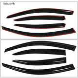 Labwork Window Visor For 06-12 Lexus IS250 IS350 ISF Sedan Rain Guard Deflector Lab Work Auto