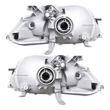 Pair Amber Corner Projector Headlight Head Lamps For 2008-2010 Toyota Highlander Lab Work Auto