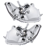 Pair Amber Corner Projector Headlight Head Lamps For 2008-2010 Toyota Highlander Lab Work Auto