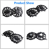Radiator + AC Condenser Cooling Fan For 07-18 Altima Sedan 16-18 Maxima 620-453 Lab Work Auto