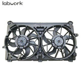 Radiator And Condenser Fan For GMC Sierra 2500 HD Chevrolet GM3115212 TYC622230 - Lab Work Auto