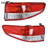 Right & Left Tail Light Lamps For 2003-2004 Honda Accord Red Lens Chrome Housing Lab Work Auto