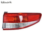 Right & Left Tail Light Lamps For 2003-2004 Honda Accord Red Lens Chrome Housing Lab Work Auto