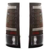 Tail Lights Lamps For 2007-2013 GMC Sierra 1500 07-14 2500HD 3500HD Black LED Lab Work Auto