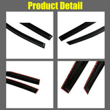 Window Visor Shade Vent Wind Rain Sun Deflector 4Pcs For Honda Odyssey 2011-2017 Lab Work Auto