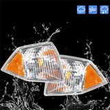 a Pair Left+Right turn Light Signal Blinker Corner Set for 07-10 Jeep Compass Lab Work Auto
