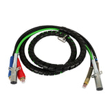 labwork 12FT 3-in-1 Wrap Set Air Line Hose Assemblies ABS Power Air Line Air Hose