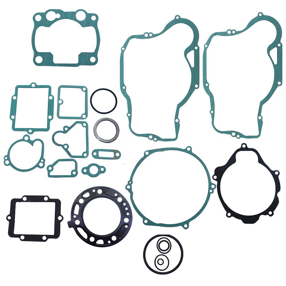 labwork Motorcycle Engine Top and Bottom End Gasket Kit Replacement for Kawasaki KX250 KX 250 1993-2003