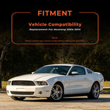 Floor Mats Replacement for Mustang 2004-2014 | 4Pcs Front and Rear, TPE Material, Black