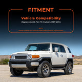 Floor Mats Liner for Toyota FJ Cruiser 2007-2014 Black TPE All-Weather