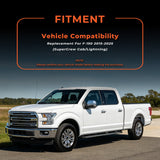 3D Custom Fit TPE Floor Liners + 5.5FT Short Bed Mat Set for 2015-2026 Ford F-150 Crew Cab / SuperCrew - All-Weather Heavy-Duty Set