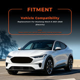 3D Custom Fit TPE Floor Liners + Cargo Mat & Seat Backrest Set for 2021-2025 Ford Mustang Mach-E - All-Weather Protection (Excludes Gas Mustang)