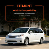 For 2013-2020 Toyota Sienna 8 Seats TPE Floor Mats+Trunk Cargo Liner All Weather