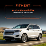 TPE All-Weather Interior Protection Set for 2015-2024 Ford Edge 5-Seater - Floor Mats, Cargo Mat & Backrest Covers (Not Compatible with SEL)