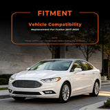 3D Custom Fit TPE Floor Liners Set for 2017-2020 Ford Fusion & Lincoln MKZ - All-Weather Interior Protection (Excludes 2013-2016)