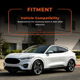 3D Custom Fit All-Weather TPE Floor Mats + Cargo & Backseat Liner Set for 2021-2026 Ford Mustang Mach-E (Excludes Gas Mustang)