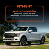 3PCS TPE All-Weather Floor Mats for 2015-2025 Ford F-150 SuperCrew