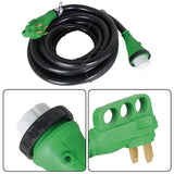 labwork 25Feet 50A Generator Cord and 50A Power Inlet Box Combo Kit 14-50P to SS2-50R Generator Extension Cord with SS2-50P Generator Inlet