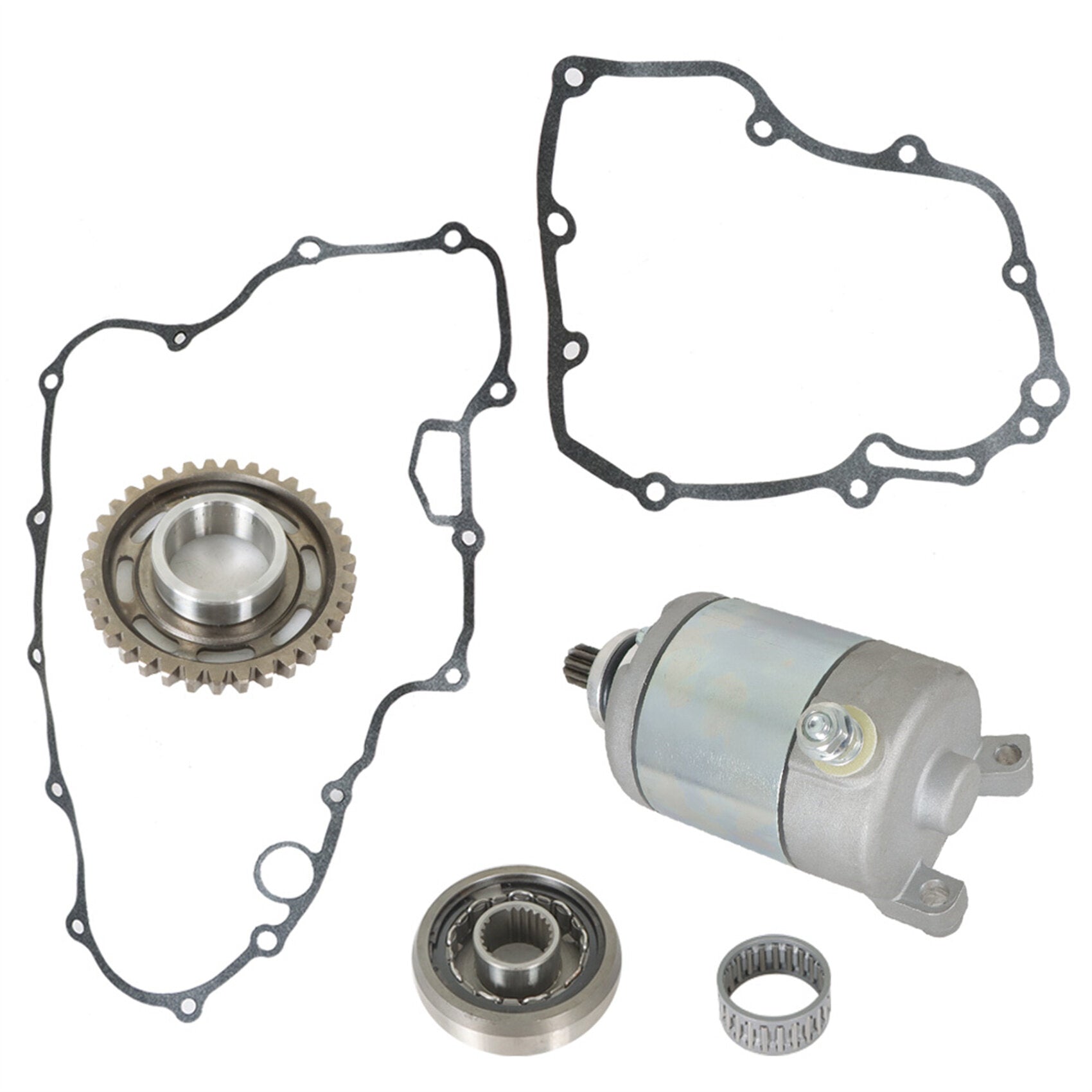 labwork Starter and Starter Clutch and Driven Gear Set Replacement for Honda TRX450ER 2006-2014