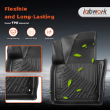 4PCS Floor Mats Black TPE Replacement for Ti-guan 2009-2018
