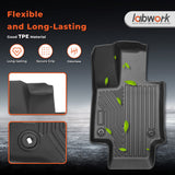 For 2019-2025 Toyota RAV4 TPE 1st & 2nd Row Floor Mats & Rear Trunk Cargo Liner