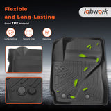 All Weather TPE Floor Liners and Trunk Mat and Backrest Mats for 2009-2012 Ford Escape/2009-2011 Mazda Tribute/Mercury Mariner