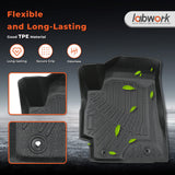 For 2001-2007 Toyota Highlander TPE Floor Mats Liner 3PCS New 3D Front & Rear
