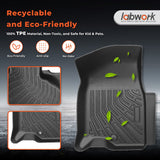 5PCS TPE All-Weather Floor Mats Cargo Liner for 2021-2026 Chevy Tahoe Yukon