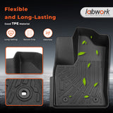 Floor Mats for 2022-2026 Toyota Tundra Double Cab All Weather 3D Floor Liner