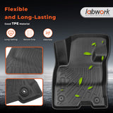 Floor Mats & Truck Bed Liner for 2022-2025 Ford Maverick Hybrid TPE Set
