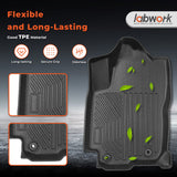 3PCS TPE All-Weather Floor Mats for 2013-2018 Toyota RAV4