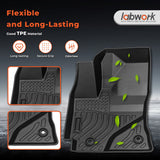 3PCS TPE All-Weather Floor Mats for 2014-2019 Toyota Corolla