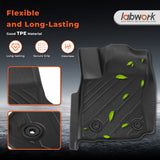 All Weather Non Hybrid Floor Mats Liner for 2024-2026 Toyota Tacoma Double Cab