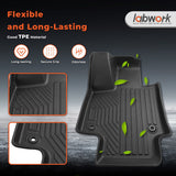 3PCS TPE All-Weather Floor Mats for 2019-2025 Toyota RAV4