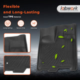 TPE For 2011-2012 Toyota Sienna 7 Seat 3 Rows Floor Mats Liners All Weather