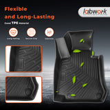 TPE All-Weather Floor Mats Cargo Liner for 2016-2022 Mercedes Benz GLC