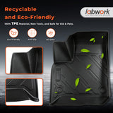 Full Set TPE Floor Mats Cargo Liner for 2018-2024 Chevy Traverse Limited