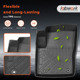 Floor Mats Liner For 2018-2023 Toyota C-HR 4-Door Front & Rear All Weather Black