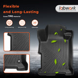 Labwork 3PCS TPE All-Weather Floor Mats for 2013-2017 Honda Accord