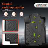 Floor Black Mats for Cars Liner Carpets 3Pcs Replacement for CRV 2012-2016